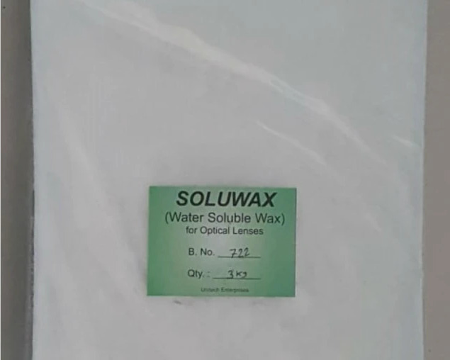 SOLUWAX water soluble wax pack for optical lenses